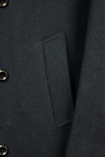 Dark Green Double Brest Woollen Long Coat - Image 2