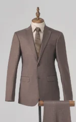 3 PIECE SUIT BROWN - Image 4