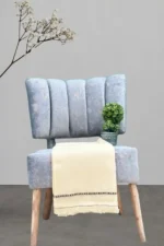 52 Double Woolen Shawl Light Color