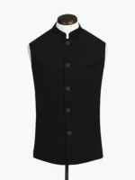 Black Formal Waistcoat
