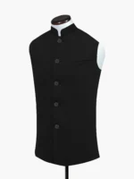 Black Formal Waistcoat - Image 3