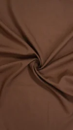 Bonanza Chocolate Brown Wash & Wear Fabric - Image 3