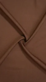 Bonanza Chocolate Brown Wash & Wear Fabric - Image 4