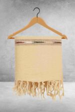 D Skin Plain 100% Wool Men Shawl - Image 2