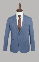 SLIM FIT 2 PIECE SUIT LIGHT BLUE - Image 2