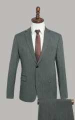 SLIM FIT 2 PIECE SUIT LIGHT GREEN