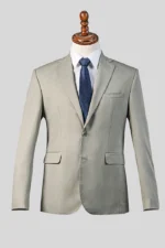 SLIM FIT 2 PIECE SUIT LEMON GRASS