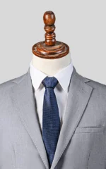 SLIM FIT 2 PIECE SUIT GREY - Image 4