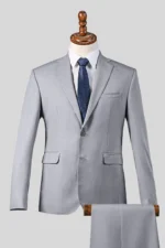SLIM FIT 2 PIECE SUIT GREY