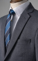 3 PIECE SUIT BLUISH GREY - Image 4