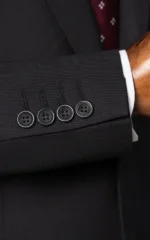 3 PIECE SUIT BLACK - Image 3