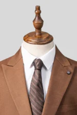 2 PIECE SUIT SLIM FIT BROWN - Image 3