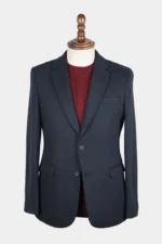 Black Woolen Formal Coat