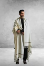 Groom outfit shawl winter style