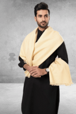 Pure Woolen Blonde Shawl - Image 4