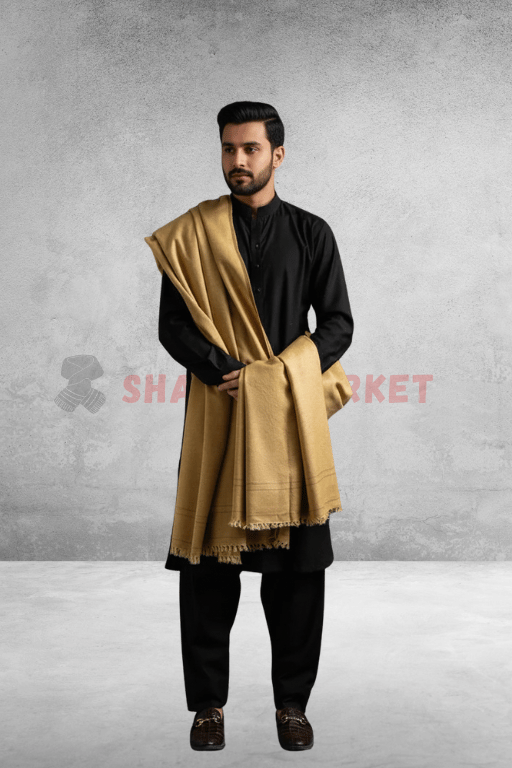 Pure-Woolen-Brown-Shawl-1-1.png Pure Woolen Brown Shawl – Classic Warm Winter Wrap - Image 1