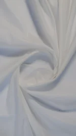 Shop VENUS Self-Printed White Cotton Fabric - Image 3